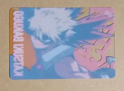 My Hero Academia Clear Visual Card No.02 Katsuki Bakugo - Image 2