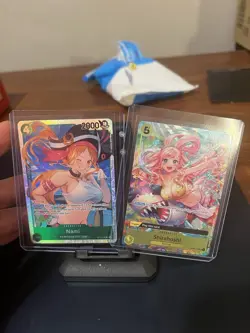 Bandai One Piece Card Game FILM Nami Shirahoshi Holo Character Cards - Image 1