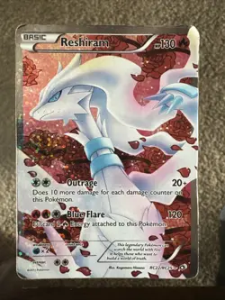 Pokemon TCG Reshiram Legendary Treasures Full Art Ultra Rare Card RC22/RC25 - Image 1