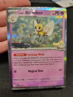 Pokemon! Lillie’s Ribombee - Journey Together Prerelease - 40-Card Deck - Sealed - Image 1