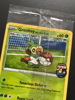 Grookey On The Ball 003/005 Futsal Pokemon Card PROMO UK Exclusive NEW SEALED - Image 3