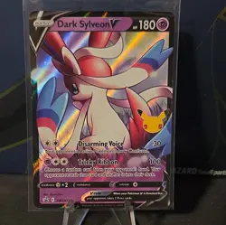 Dark Sylveon V SWSH134 SWSH: Sword & Shield Promo Cards Holo NM - Image 1