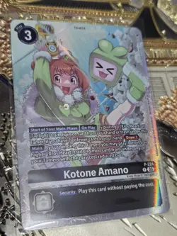 Digimon Card Game Kotone Amano (Time Stranger Box Topper) Promo Digimon Promotio - Image 1