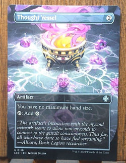 MTG - Thought Vessel (Borderless ) PACK FRESH - Lost Caverns of Ixalan Commander - Image 1