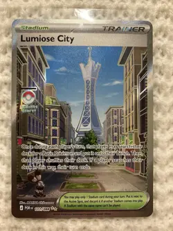 Pokemon TCG Perfect Order Lumiose City Full Art Trainer Rare 111/088 NM - Image 1