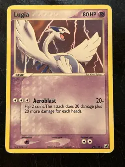 Lugia 29/115 EX Unseen Forces Non-Holo Rare 2005 Pokemon TCG Card HP/DMG - Image 1