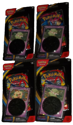 POKEMON TCG: (4) MEGA EVOLUTION PHANTASMAL FLAMES BLISTER SLEEVE BOOSTER PACKS - Image 1