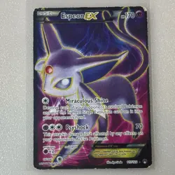 Pokemon Espeon EX 117/122 Breakpoint Ultra Rare Full Art Holo 170 HP English - Image 1