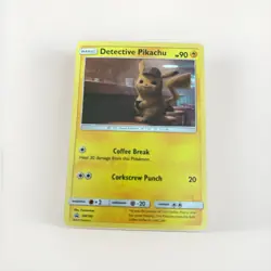 3x Detective Pikachu SM190 Holo Promo NM/Mint Pokemon Card Lot Movie Promo - Image 2