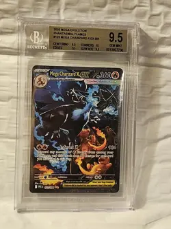 Pokemon Phantasmal Flames Mega Charizard X EX SIR 125/094 BGS 9.5 🔥 - Image 1
