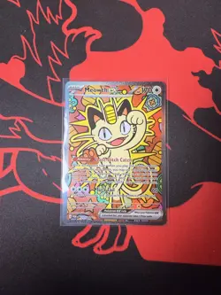 (DENTED) Pokemon Meowth ex 121/088 ENGLISH SIR Perfect Order - Image 3