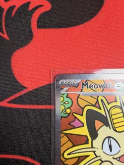 (DENTED) Pokemon Meowth ex 121/088 ENGLISH SIR Perfect Order - Image 4