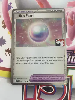 Lillie's Pearl 151/159 Cosmos Holo Pokemon Play! Prize Pack Play Stamp Series 7 - Image 1