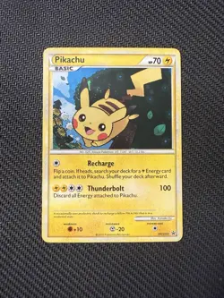 Pokemon Pikachu HGSS03 Holo Black Star Promo 2013 Heart Gold/Soul Silver - Image 1