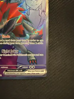 Pokemon N’s Zoroark ex Full Art 175/159 JTG Journey Together NM - Image 4