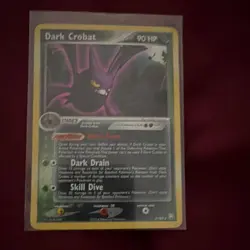 Pokemon Dark Crobat Rare Reverse Holo 3/109 Team Rocket Returns HP 90 English - Image 2