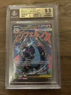 Pokemon TCG Mega Charizard x Ex Black Star Promo Ultra PremiumCollection 9.5 BGS - Image 1