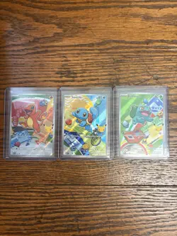 Pokemon First Partner Illustration Collection Series One-Kanto Starters - Image 1