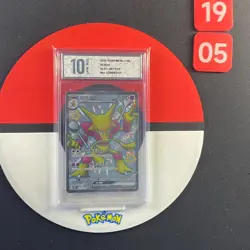 2025 Pokemon TCG S-Chinese Alakazam ex #151C 187/151 SSR Grade10 - Image 1