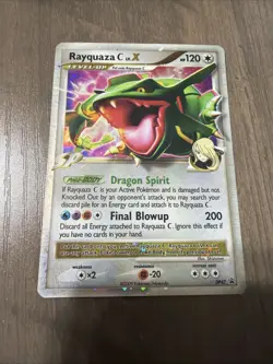 Pokemon Rayquaza C LV.X DP47 Diamond and Pearl Promo - MP - Image 1