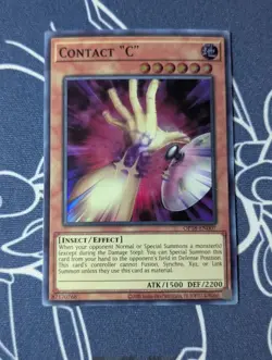 Contact "C" - OP18-EN007 - Super Rare (NM) Yugioh - Image 1