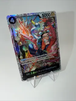 Mr.2.Bon.Kurei Bentham Foil OP14-091 The Azure Sea's Seven One Piece - Image 1