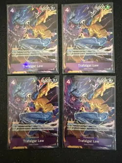 Trafalger Law P-093 Illustration Box Vol. 6 Promo 4 Card Play Set Lot One Piece - Image 1