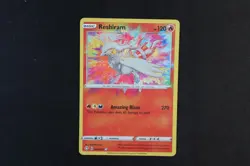 Reshiram 017/072 Holo Shiny Pokemon TCG Card Shining Fates 2021 NEAR MINT - Image 1