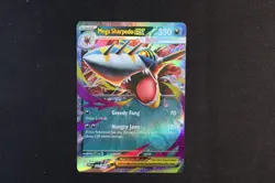 Mega Sharpedo ex 061/094 Holo Shiny Pokemon Card Phantasmal Flames NEAR MINT - Image 1