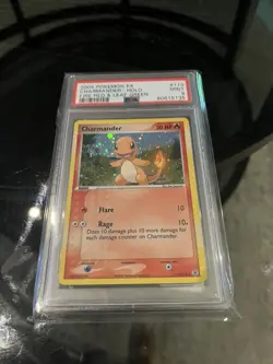 PSA 9 Charmander 113/112 Secret 2004 Fire Red Leaf Green Holo Pokemon Card - Image 1
