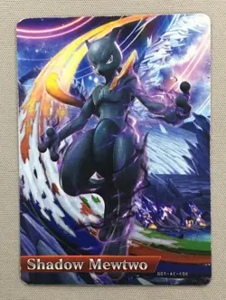 Pokemon 2016 Dark Mewtwo Amiibo Wii U Pokken Tournament Promo Card - Image 1