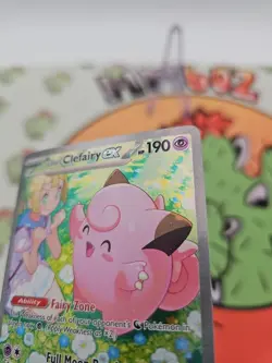 Pokemon TCG : Journey Together Lillie's Clefairy EX Card 184/159-LP - Image 4