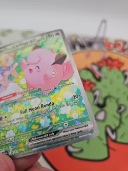 Pokemon TCG : Journey Together Lillie's Clefairy EX Card 184/159-LP - Image 5
