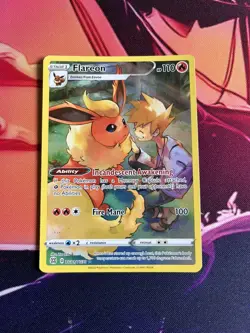 Pokemon TCG - Flareon Holo Secret Rare Card TG01/TG30 Brilliant Stars Gallery NM - Image 1