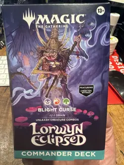 NEW Lorwyn Eclipsed Commander Deck BLIGHT CURSE FACTORY SEALED MTG - Image 1