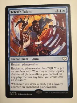 Teferi's Talent (074) March of the Machine Commander MOC MTG Magic - Image 1