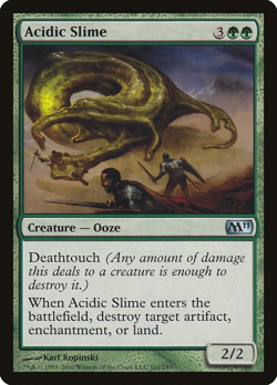 Acidic Slime (161) Magic 2011 M11 MTG Magic - Image 1