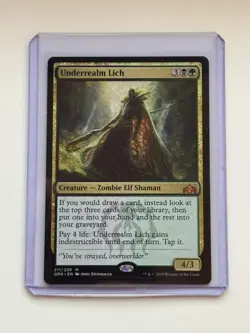 Underrealm Lich NON-FOIL Guilds of Ravnica #211 NM - MTG ENG - Image 1