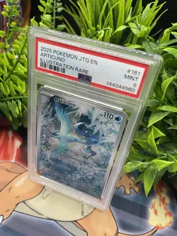 Articuno 161/159 Journey Together Illustration Rare Pokemon PSA 9 MINT - Image 4