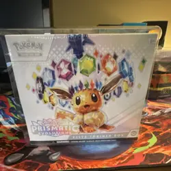 Pokemon Scarlet & Violet Prismatic Evolutions Elite Trainer Box Eevee - Image 1