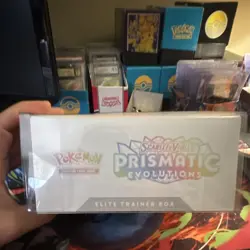 Pokemon Scarlet & Violet Prismatic Evolutions Elite Trainer Box Eevee - Image 3