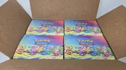 Pokemon Prismatic Evolutions 4x Mini Tin Sealed Display - Unsealed Case - Image 1