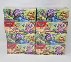 Pokemon Prismatic Evolutions 4x Mini Tin Sealed Display - Unsealed Case - Image 2