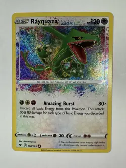 Pokemon Rayquaza 138/185 Vivid Voltage Amazing Rare Mint - Image 2