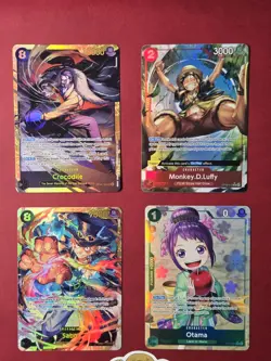 One Piece Tcg - English CARD LOT (4CARDS) + FREE SHIPPING! - Image 1
