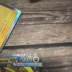 Pokemon Mega Hawlucha EX Full Art Holo 283/217 250 HP 120+ Fighting Card - Image 3