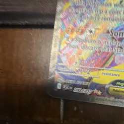 Pokemon Mega Hawlucha EX Full Art Holo 283/217 250 HP 120+ Fighting Card - Image 5