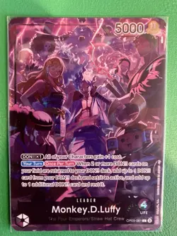 Monkey.D.Luffy (Eng Version 2nd Anniversary Set) OP09-061 One Piece Promo Cards - Image 1