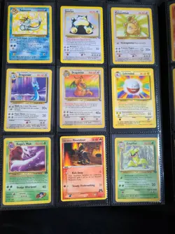 Pokemon Card Binder Collection Vintage Rares Holo Lot - Image 1