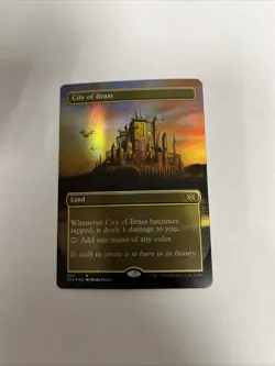 City Of Brass Borderless Foil Card #403 MTG LP - Image 1
